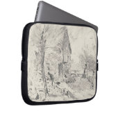 John Constable | Watermill bei Newbury (Bleistift) Laptopschutzhülle (Vorne Rechts)