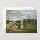 John Constable | Wivenhoe Park, Essex, 1816 Postkarte (Vorne/Hinten)