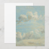 John Constable - Wolkenstudie Einladung (Vorne/Hinten)