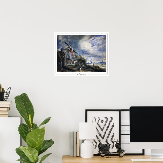 John Constable Zedign Art Poster #243-2 (Heimbüro)