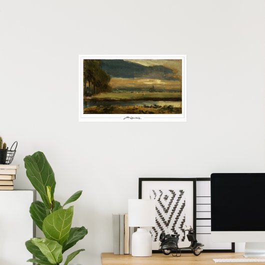John Constable Zedign Art Poster #274-2 (Heimbüro)