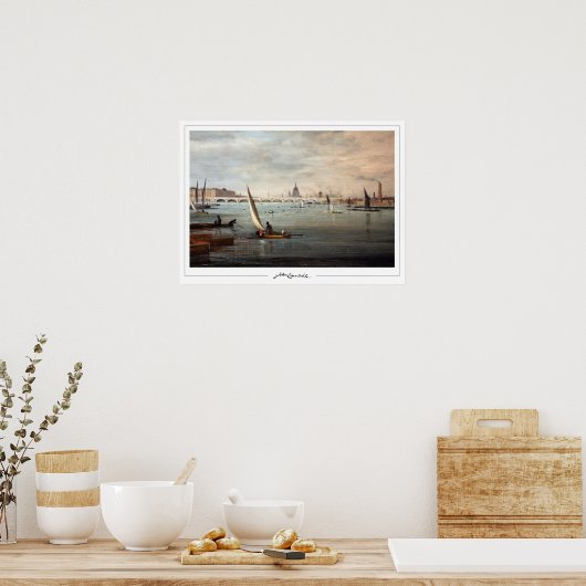 John Constable Zedign Art Poster #294-2 (Küche)