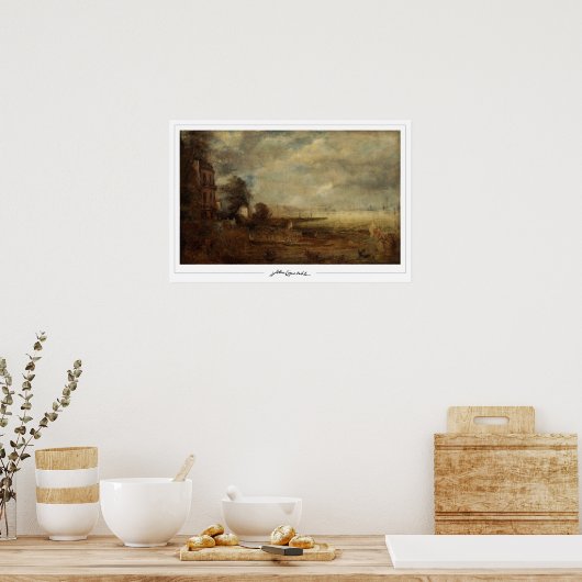 John Constable Zedign Art Poster #334-2 (Küche)