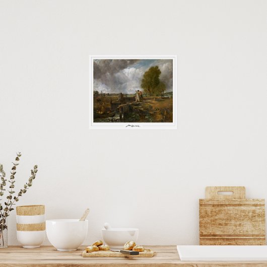 John Constable Zedign Art Poster #34-2 (Küche)