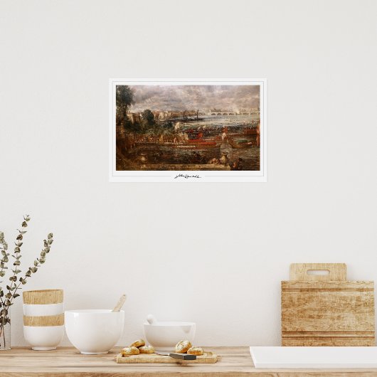 John Constable Zedign Art Poster #405 (Küche)