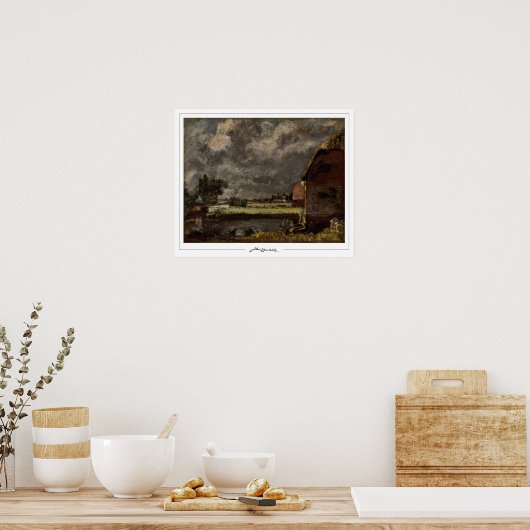 John Constable Zedign Art Poster #480-2 (Küche)