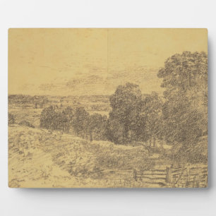 John Constable   Zeichnung für den Eingang zum Gem Fotoplatte