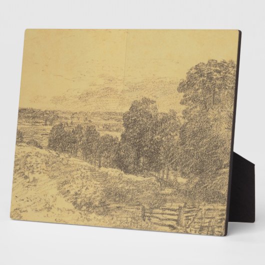 John Constable | Zeichnung für den Eingang zum Gem Fotoplatte (Seite)