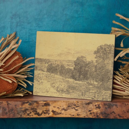 John Constable | Zeichnung für den Eingang zum Gem Fotoplatte (Seite)