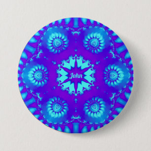 JOHN ~ COOL! ~ Schatten von Lila und blau ~ Button