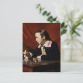 John Copley- Boy with Squirrel (Henry Pelham) Postkarte (Stehend Vorderseite)