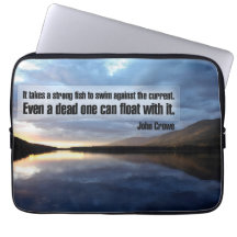 John Crowe Inspiration Zitat "Starker Fisch"