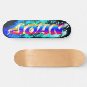 JOHN Customized Graffiti Skateboard (Horizontal)