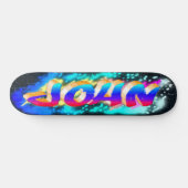 JOHN Customized Graffiti Skateboard (Horizontal)