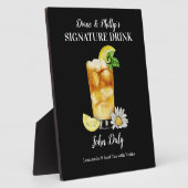 John Daly - individueller Cocktail Bar Drink Sign Fotoplatte (Seite)