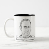 John David Du Wors' Mug auf mehr als gerade Zweifarbige Tasse (Links)