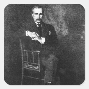 John Davison Rockefeller Quadratischer Aufkleber