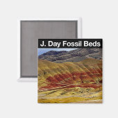 John Day Fossil Beds National Monument Magnet (Vorderseite/Rückseite)