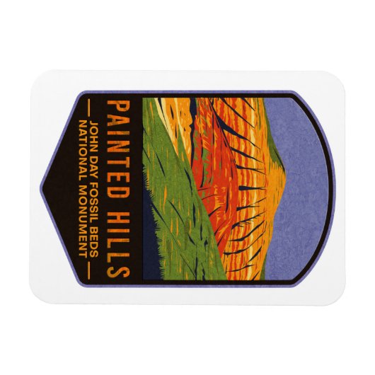 John Day Fossil Beds National Monument Magnet (Horizontal)