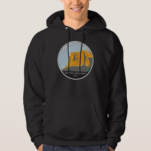 John Day Fossil Beds National Monument Oregon Hoodie (Vorderseite)