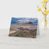 John Day Fossil Beds National Monument, Oregon Karte (Gelbe Blume)