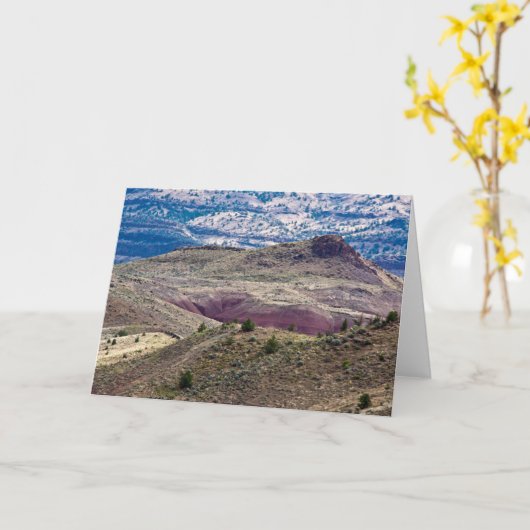 John Day Fossil Beds National Monument, Oregon Karte (Gelbe Blume)