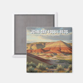 John Day Fossil Beds National Monument Oregon Magnet (Vorderseite/Rückseite)