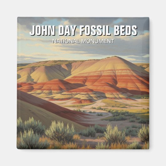 John Day Fossil Beds National Monument Oregon Magnet (Vorne)