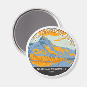 John Day Fossil Beds National Monument Oregon Magnet (Vorderseite/Rückseite)