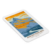 John Day Fossil Beds National Monument Oregon Magnet (Rechte Seite)