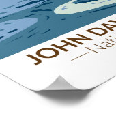 John Day Fossil Beds National Monument Oregon Poster (Ecke)