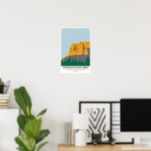 John Day Fossil Beds National Monument Oregon Poster (Heimbüro)