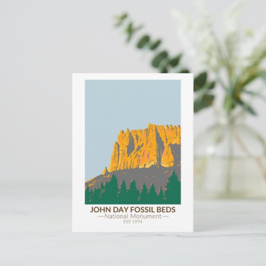John Day Fossil Beds National Monument Oregon Postkarte (Stehend Vorderseite)