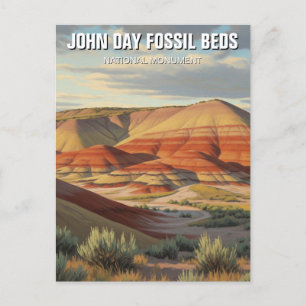 John Day Fossil Beds National Monument Oregon Postkarte