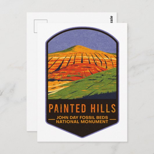 John Day Fossil Beds National Monument Postkarte (Vorne/Hinten)