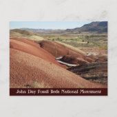 John Day Fossil Beds National Monument Travel Postkarte (Vorderseite)
