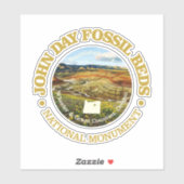 John Day Fossil Beds (NM) Aufkleber (Blatt)