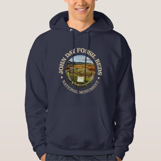 John Day Fossil Beds (NM) Hoodie (Vorderseite)