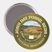 John Day Fossil Beds (NM) Magnet (Vorderseite/Rückseite)
