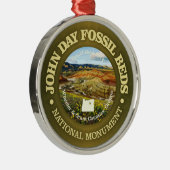 John Day Fossil Beds (NM) Ornament Aus Metall (Rechts)