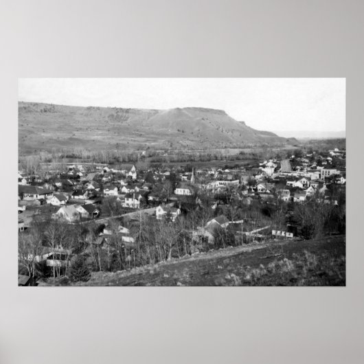 John Day, Oregon Town View Foto Poster (Vorne)