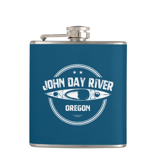 John Day River Oregon Kayaking Flachmann (Vorderseite)