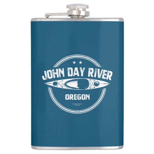 John Day River Oregon Kayaking Flachmann (Vorderseite)
