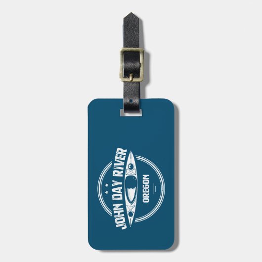 John Day River Oregon Kayaking Gepäckanhänger (Vorderseite vertikal)