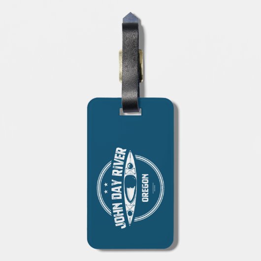 John Day River Oregon Kayaking Gepäckanhänger (Rückseite vertikal)