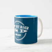 John Day River Oregon Kayaking Zweifarbige Tasse (VorderseiteRechts)