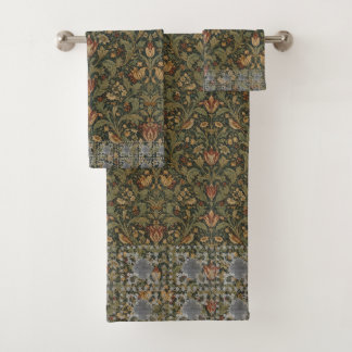 John Dearle William Morris Vintage-Blumenmuster Badhandtuch Set