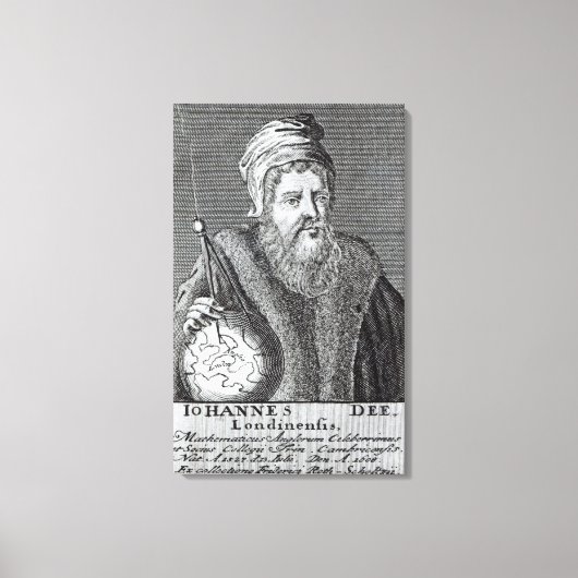 John Dee a Londoner Leinwanddruck (Vorderseite)