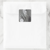 John Dee a Londoner Quadratischer Aufkleber (Tasche)