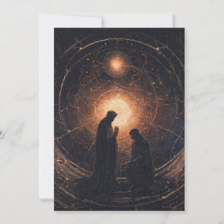 John Dee Occult Crystal Sphere Dankeskarte